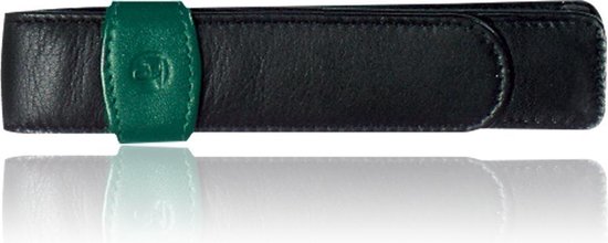 Giesen zwart lederen etui voor open scheermes