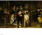 Schilderij de Nachtwacht, Rembrandt XXL 150x100cm
