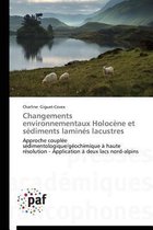 Changements Environnementaux Holoc ne Et S diments Lamin s Lacustres