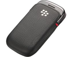 BlackBerry Leather Pocket - Zwart