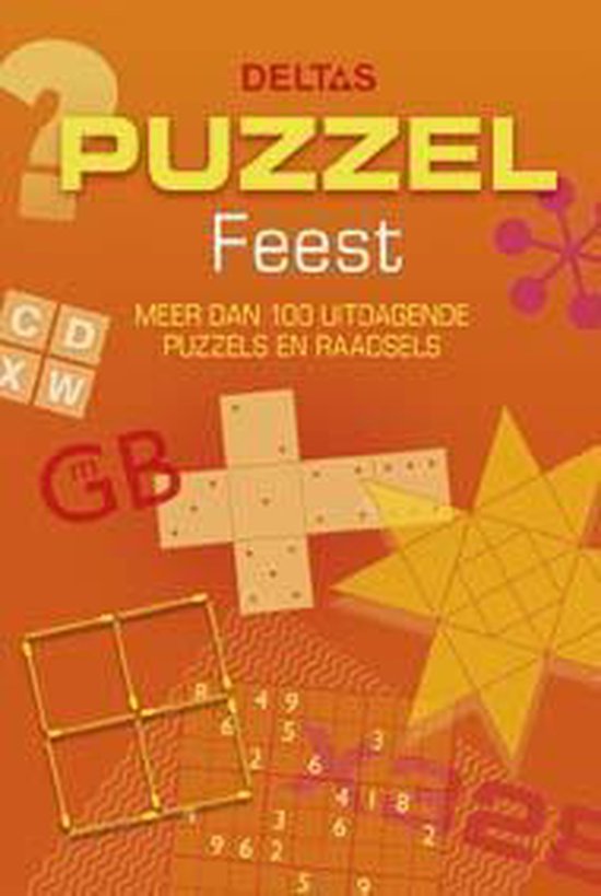 Cover van het boek 'Deltas puzzelfeest'