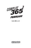 Boekomslag: Titel 'COMPLOT 365 FEBRUARI' met een springend figuurtje.