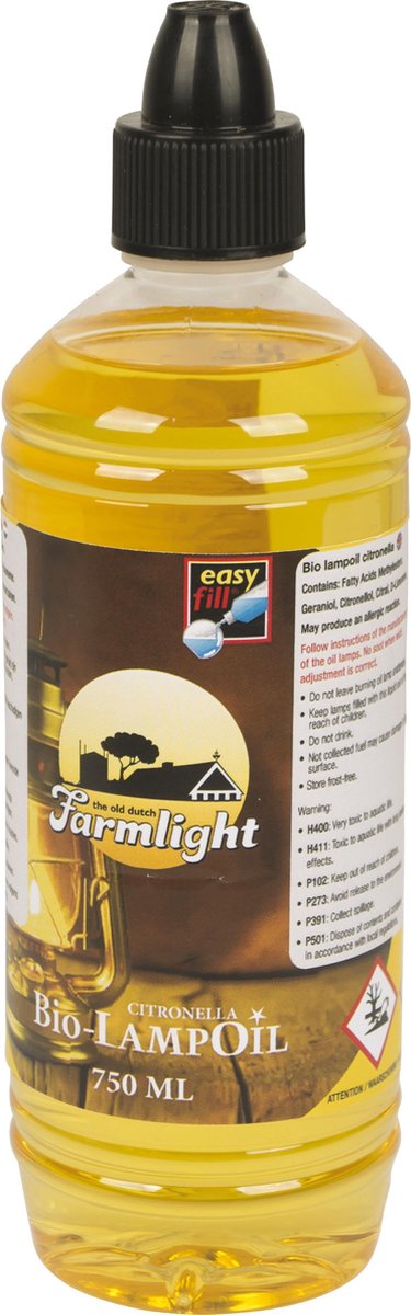 Huile Citronnelle Extra Pour Lampes Et Torches - 750 Ml Anti-moustiques