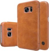 Nillkin - Samsung Galaxy S7 Hoesje - Leather Case Qin Series Bruin