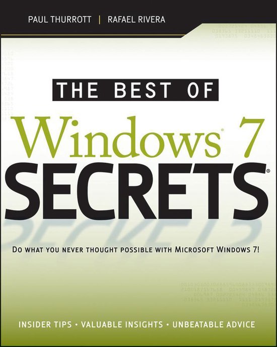 The Best of Windows 7 Secrets - cover