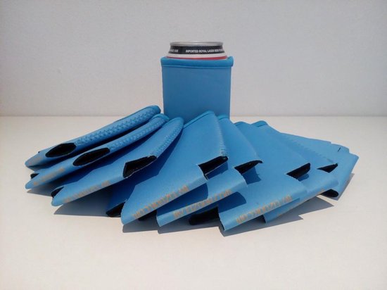 4 st. Exclusief Blauw Bier - Frisdrank blik koelhoud hoesje - bierblik hoesjes van Froster. — afbeelding 3