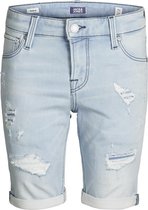 JACK&JONES JUNIOR Jongens Short - Blue Denim - Maat 146