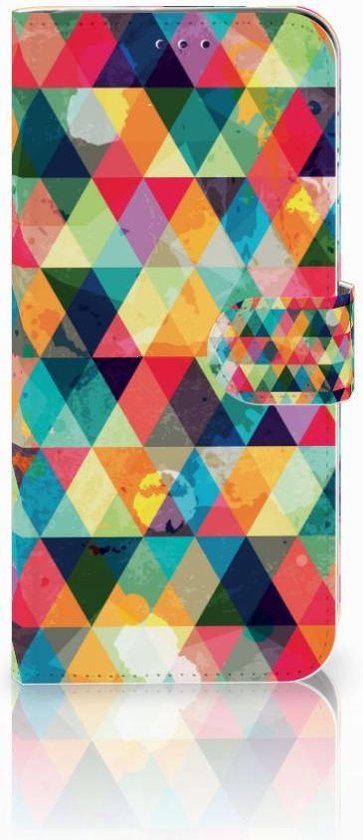 Protecteur Flip Housse Samsung Galaxy A50 Coque Téléphone À Carreaux