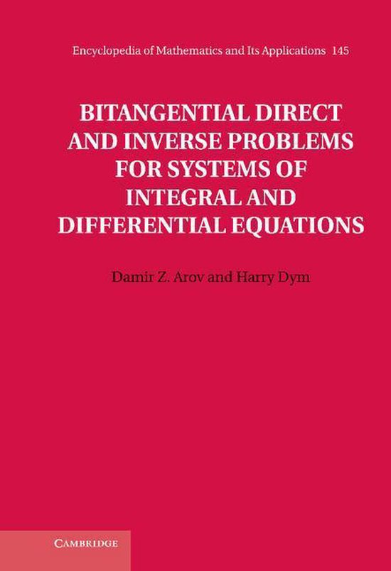 Encyclopedia of Mathematics and its Applications 145 - Bitan ... - cover