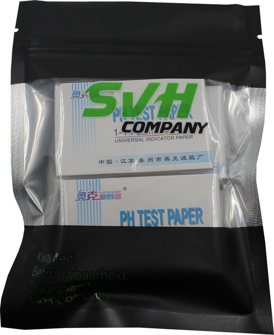 SVH Company Lakmoes Papier PH 1 14 Test Strips PH Meter Teststrip - 80 Sheets - 5 Stuks - SVH Company