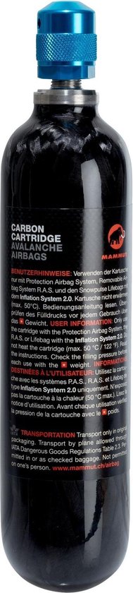 Mammut Carbon Cartridge 300 bar Non/Refillable Black