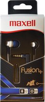 Maxell Fusion+ Earphone met microfoon kleur Blauw Wit (Damask)