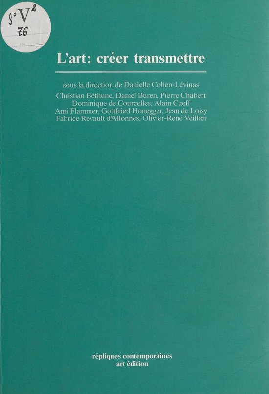 L'Art : Créer, transmettre