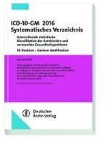 ICD-10-GM 2016 Systematisches Verzeichnis