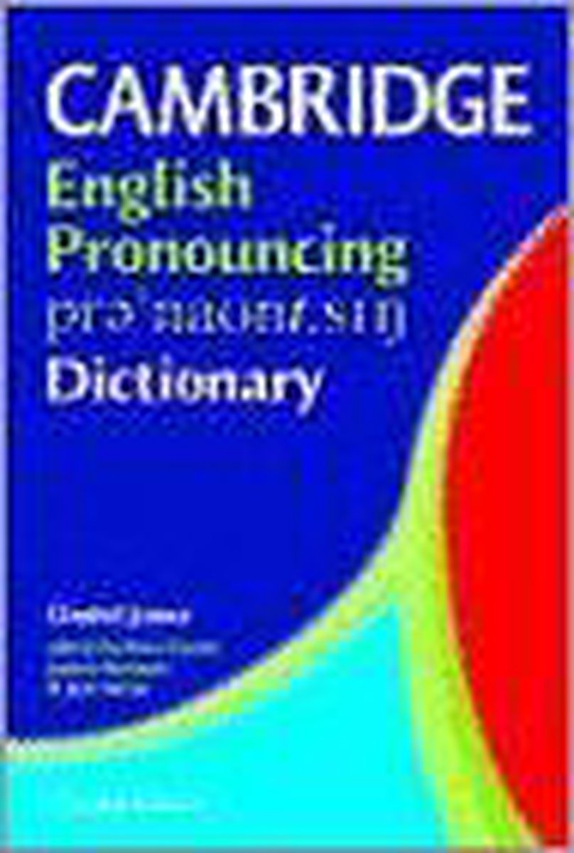 English Pronouncing Dictionary, Daniel Jones, Jones 9780521017121