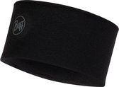 BUFF® 2L Midweight Merino Wool Headband Solid Black - Hoofdband