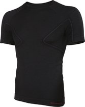 Brubeck | Heren Thermo Active Ondershirt met Merino Wol - Naadloos -  T-Shirt-Heren-Zwart-XXL