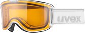 Uvex Skibril - Unisex - wit/oranje