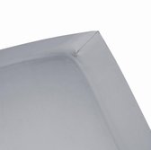 Damai - Hoeslaken (tot 25 cm) - Double Jersey - 80/90 x 200/210/220 - 100 x 200 cm - Grey