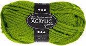 Groene maxi acryl garen - 35 meter