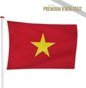 Vietnamese Vlag Vietnam 150x225cm - Kwaliteitsvlag - Geschikt voor buiten