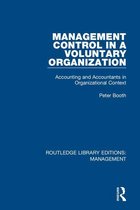 Routledge Library Editions: Management - Management Control in a Voluntary Organization