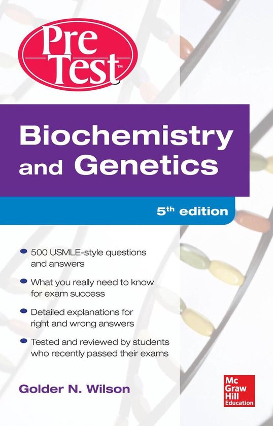 Biochemistry and Genetics Pretest Self-Assessment and Review ... - cover