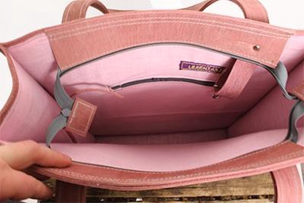 Evalueerbaar Transplanteren meer Shopper leren tas oud roze | bol.com