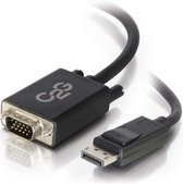 C2G 84333 video kabel adapter 1 m DisplayPort VGA (D-Sub) Zwart