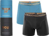 Muchachomalo - Heren - 2-Pack Gifttubes Think of You Boxershorts - Multicolor - L