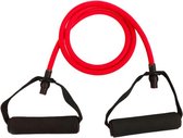 DW4Trading® Resistance tube met handvat 1,2 mtr rood