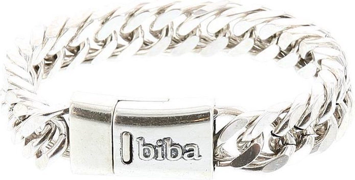 Biba metalen armband met grove schakel 21,5 cm|blingdings | bol.com