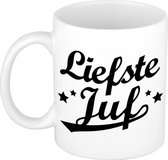 Liefste juf  cadeau mok 300 ml - Juffendag/ einde schooljaar cadeau