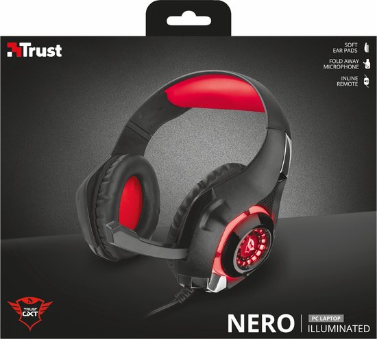Trust GXT 313 Nero - Illuminated Gaming Headset - Zwart - Trust