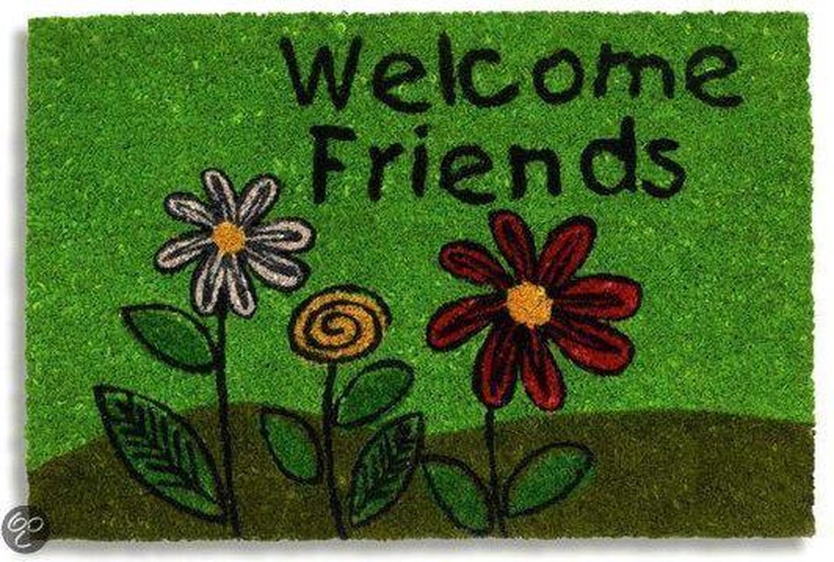 Hamat Deurmat Welcome friends 40x60cm