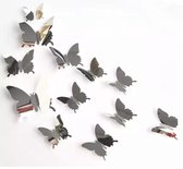 3D Spiegeleffect - Vlinders - Gemakkelijk te bevestigen - Geen gedoe - Muurstickers - Geen kreukels - DESIGN - HOMEDECORATIE