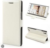 KDS Smooth Wallet Hoesjes Huawei Ascend G6 4G wit