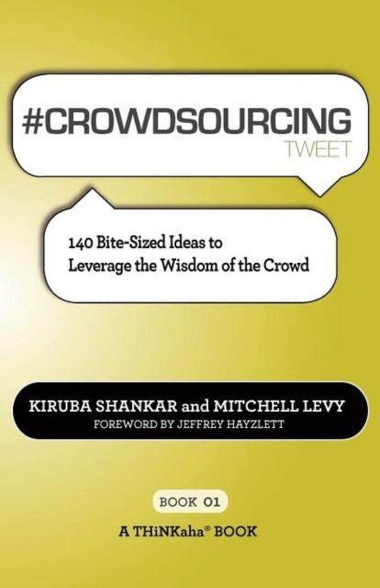 # CROWDSOURCING tweet Book01 - Kiruba Shankar