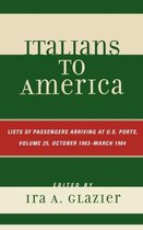 Italians to America, Volume 25
