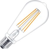 philips classic ledbulb e27 edison 7w 827 clear