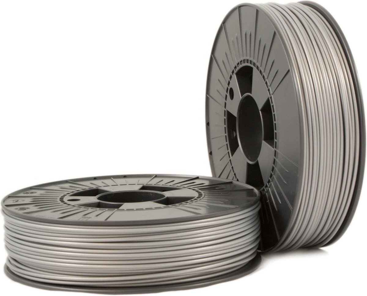 PLA 2,85mm silver ca. RAL 9006 0,75kg - 3D Filament Supplies
