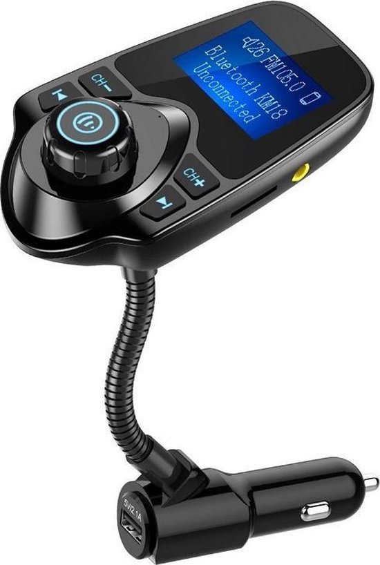Bluetooth carkit 10T FM Transmitter voor in de auto-AUX Input-USB Auto