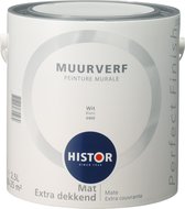 Histor Perfect Finish Muurverf Mat - 2,5 Liter - Wit