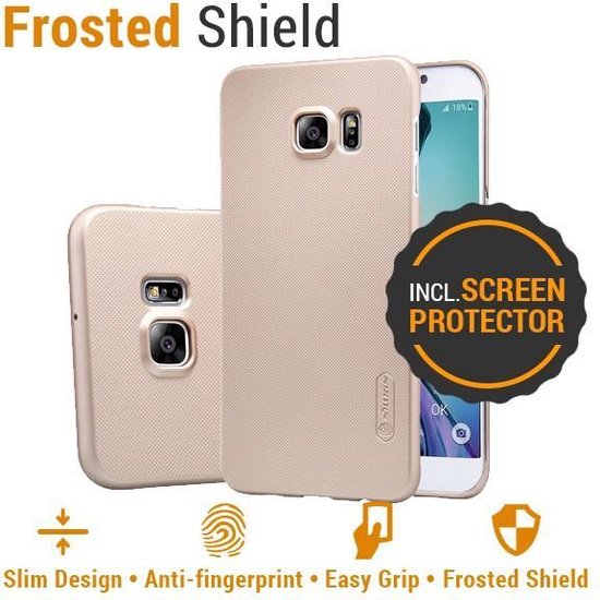 Nillkin Backcover Samsung Galaxy S6 edge Plus - Super Frosted Shield - Gold