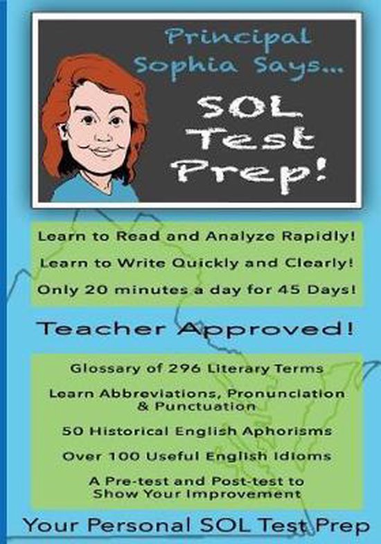 Principal Sophia Says... SOL Test Prep! - cover