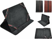 Lenco Cooltab 74 Cover  - Sjieke Premium Hoes, zwart , merk i12Cover