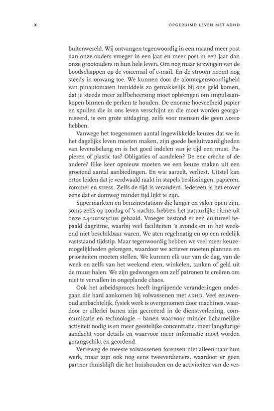 Opgeruimd leven met ADHD