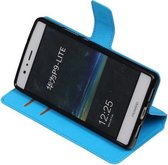 BestCases.nl Blauw Huawei P9 Lite TPU wallet case booktype hoesje HM Book