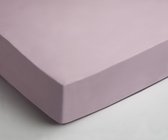 Day Dream hoeslaken - strijkvrij - katoen - 80 x 200 - Roze