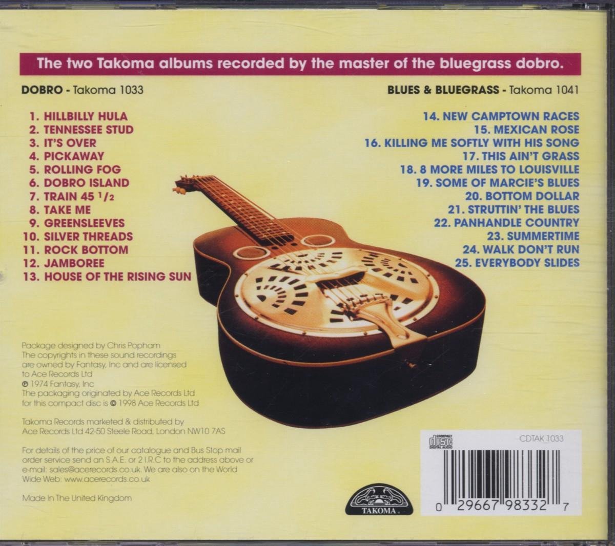 Dobro/Blues & Bluegrass, Mike Auldridge CD (album) Muziek